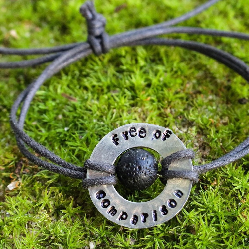 Lava Bead Personalized Bracelet